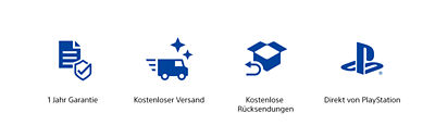 Ein Jahr Garantie, kostenlose Lieferung, kostenlose Rücksendung, direkt von PlayStation 