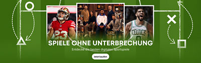 Spiele ohne Unterbrechung. Entdecke die besten digitalen Sportspiele. Jetzt kaufen