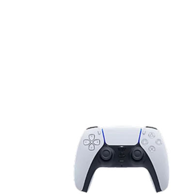 Mando inalámbrico PlayStation DualSense en color blanco