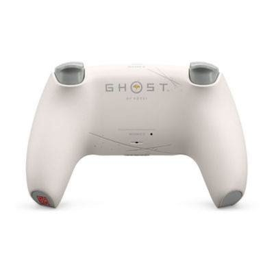 Back view of DualSense Controller with Ghost of Yotei  Logo