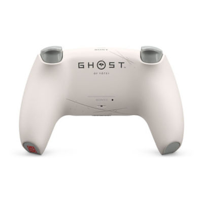 Back view of DualSense Controller with Ghost of Yotei Logo