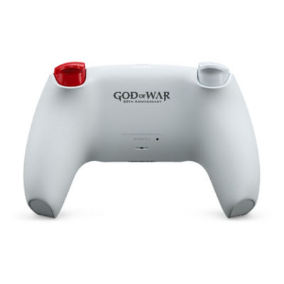 Back view of DualSense Controller with God of War Logo