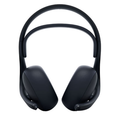 Een Midnight Black PULSE Elite draadloze headset, vooraanzicht