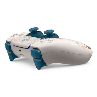 DualSense Wireless-Controller, senkrecht leicht schräg stehend