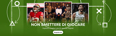 alt="Non smettere di giocare. Esplora i migliori giochi sportivi digitali. Acquista ora"