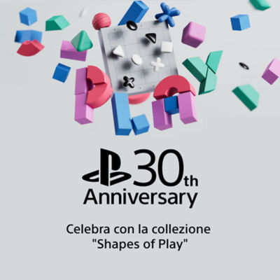 30th Anniversary. Celebra con la collezione "Shapes of Play".