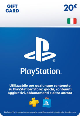 Carta regalo digitale PS Store da 20€