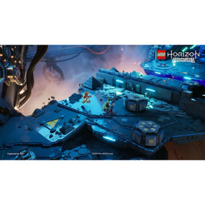 Captura de pantalla de combate en la jungla de LEGO Horizon Adventures