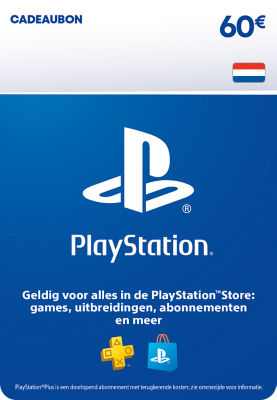 Digitale cadeaukaart voor PS Store van € 60