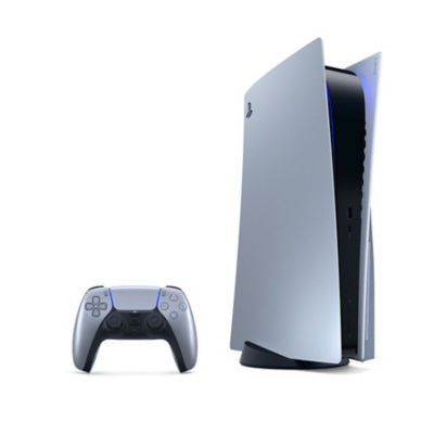 PS5™ Console Covers - Sterling Silver