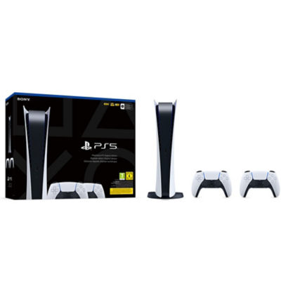 Consola Playstation 5 Disco + Dos Controles + Base R