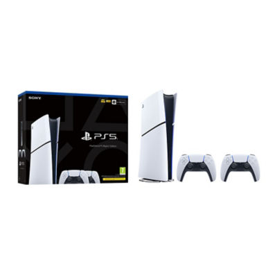 PlayStation®5 Digital Edition Console - Two DualSense™ Wireless Controllers  Bundle (model group - slim)*