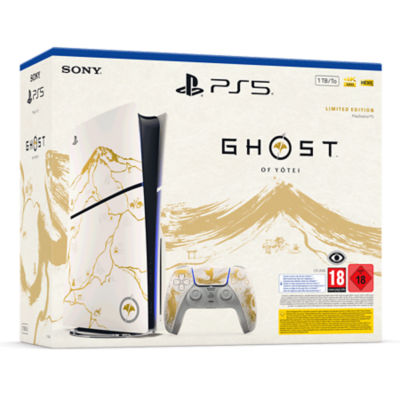  : PlayStation®5 console - Ghost of Yotei™ Gold Limited Edition Bundel (modelgroep - slim)*