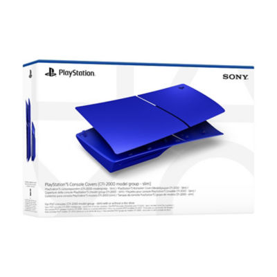 The white box packaging displaying Cobalt Blue covers standing horizontally