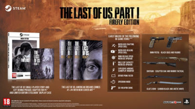 NEW deals The Last of Us Part I Firefly Edition PlayStation Direct Exclusive PS5