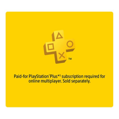 PlayStation Plus subscription notification expressing requirements for online multiplayer