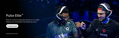 PULSE Elite™ Entra en la nueva era del audio gaming con un sonido realista y una conectividad más rápida que nunca. Comprar ahora. Fotografía de Robert Paul para EVO