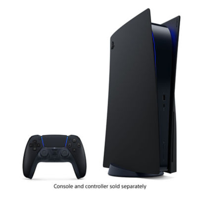 PS5™ Console Covers – Midnight Black Thumbnail 4
