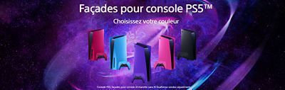 Façades pour console PS5™. Choisissez votre couleur.