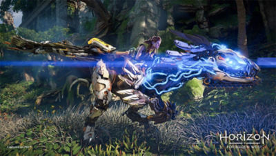 Aloy auf einer Maschine