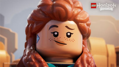 Aloy de LEGO Horizon Adventures en primer plano