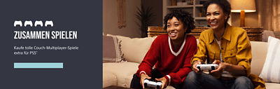ZUSAMMEN SPIELEN. Kaufe tolle Couch-Multiplayer-Spiele extra für PS5®
