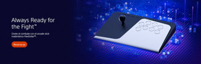 Imagen promocional de productos PlayStation®5 reacondicionados certificados mostrados sobre una plataforma futurista iluminada con una caja de PS5, una consola PS5 y un mando inalámbrico DualSense. El texto dice: “Reacondicionado Certificado”, “Ahorra hasta un 100 € en productos PlayStation®5 reacondicionados certificados” y “Soporte vertical vendido por separado”.