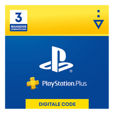 PlayStation Plus: Lidmaatschap van 3 maanden (digitale tegoedboncode)