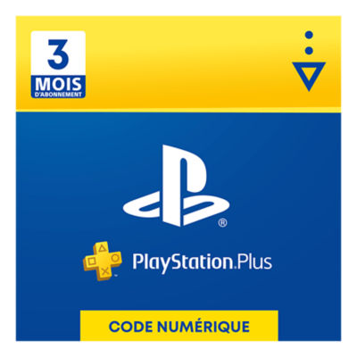 PlayStation Plus : abonnement de 3 mois (code de téléchargement numérique)