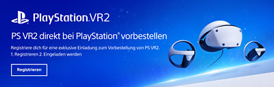 PS VR2 direkt bei PlayStation vorbestellen. Registrieren.