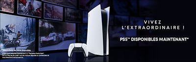 Des offres extraordinaires. PS5™ disponible immédiatement*