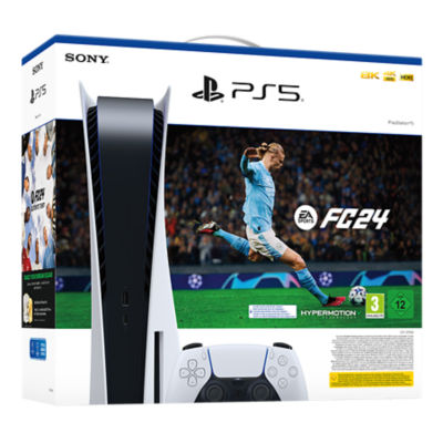 Console PS5 Digital Edition + EA SPORTS FC 24 Digitale + Voucher Ultimate  Team [Bundle], Console PS5