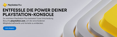 Entfessle die power deiner playstation-konsole. Du mochtest playstation plus beitreten? Gute. Entscheidung. Besuche playstation.com, um die verschiedenen Mitgliedschafstarife und vorteile zu entdecken. 