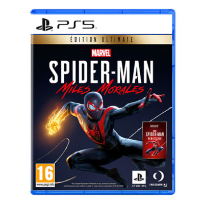 Boîte PS5Spider Man Miles Morales Ultimate Edition