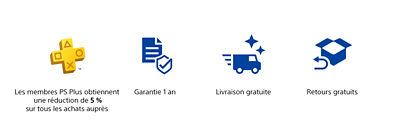 Garantie d'un an, livraison gratuite, retours gratuits, en direct de PlayStation 