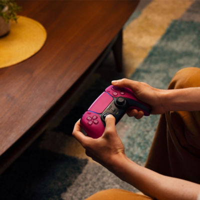 DualSense® Wireless Controller - Cosmic Red - For PS5, PC, MAC & Mobile Thumbnail 4