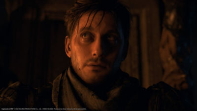 Death Stranding 2: On the Beach screenshot showing Neil up close