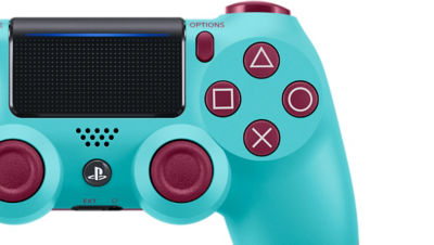 ps4 dualshock controller blue