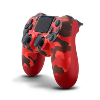 red ps4 controller