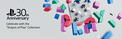 alt="30th Anniversary. Celebrate with the "Shapes of Play" Collection."