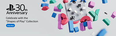 alt="30th Anniversary. Celebrate with the "Shapes of Play" Collection. Shop Now"