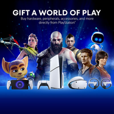Gift a world of Play. Buy hardware, peripherals, accessories, and more directly from PlayStation.