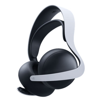 PlayStation PULSE 3D wireless headset in black with white headband