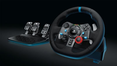 Logitech - G29 Driving Force Racing Wheel and Floor Pedals for PS5, PS4,  PC,  764210990529