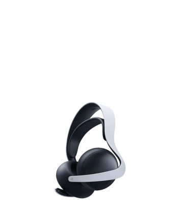 PlayStation PULSE  wireless headset in black with white headband