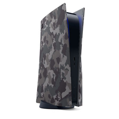 PS5™ Console Covers - Gray Camouflage Thumbnail 2
