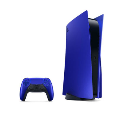 Sony PlayStation PS5 Disc Edition Cover Cobalt Blue