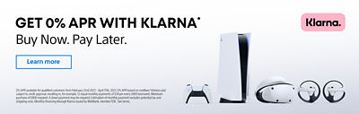 Get 0% APR with Klarna. Buy now. Pay Later. Click to learn more.