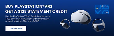 Buy PS VR2 and get $125 in credit. Click to learn more.