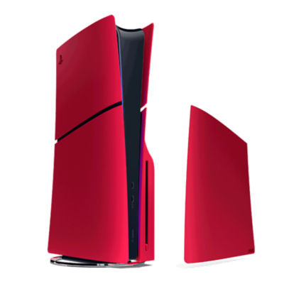 PS5™ Console Covers (model group - slim) - Volcanic Red Thumbnail 1